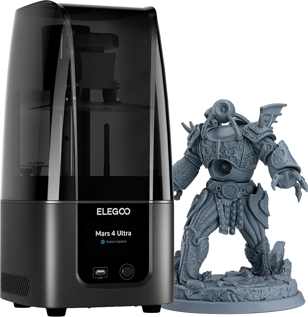 Close up of a 3D printer nozzle extruding green filament