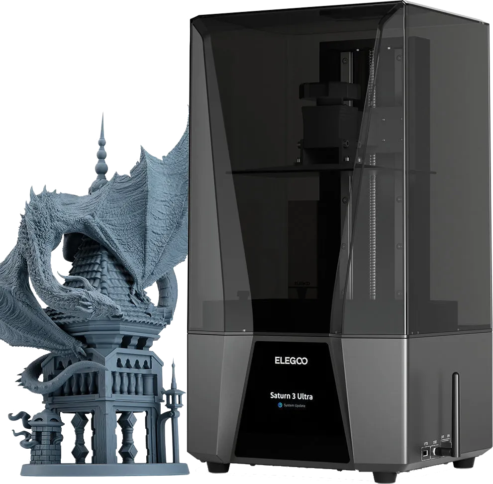 Close up of a 3D printer nozzle extruding green filament