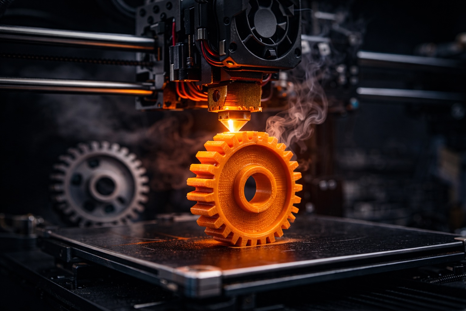 3D-Drucker fertigt ein Ersatzteil als praktische Alltagslösung